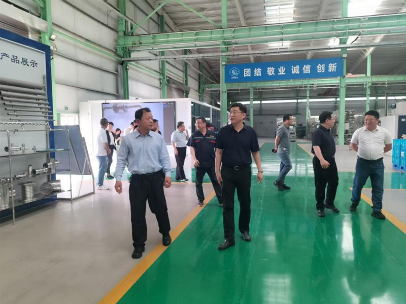 濟南市委宣傳部趙民副部長(cháng)到山東舜博金屬制品有限公司進(jìn)行參觀(guān)調研